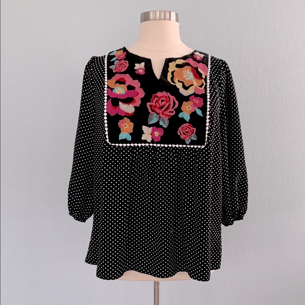 Angel Heart Embroidered Tunic